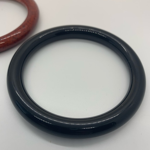 VINTAGE Rounded Bangle Bundle (2) - Picture 3 of 8